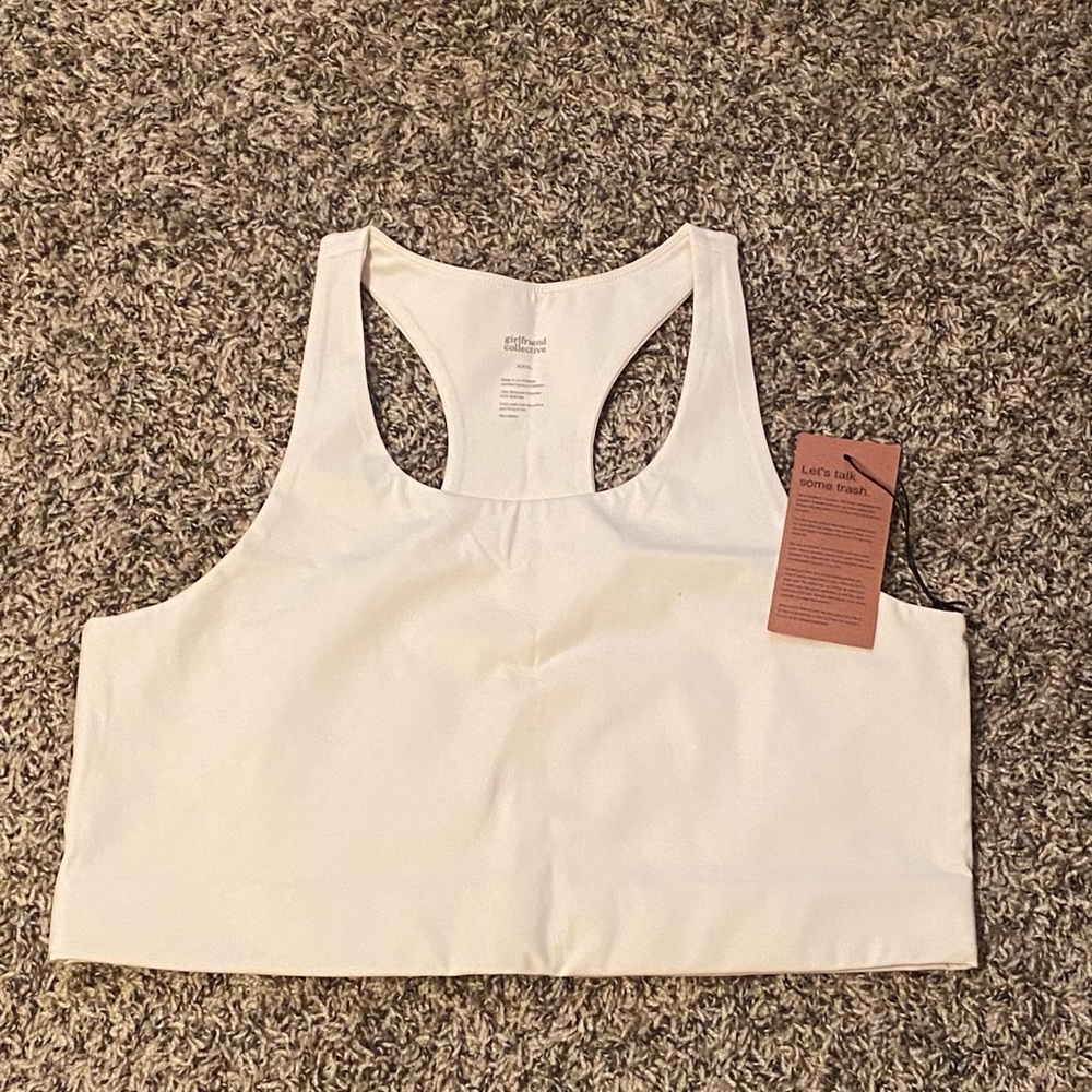 White Sports Bra
